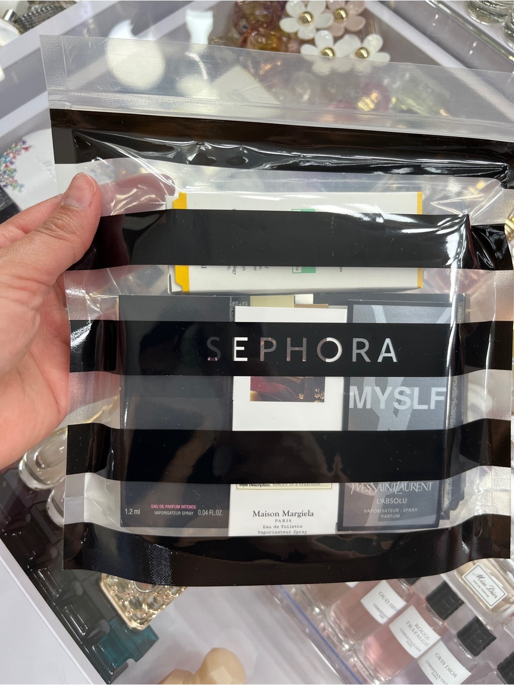 NEW SEPHORA Goodie Bag with Men’s beauty items.